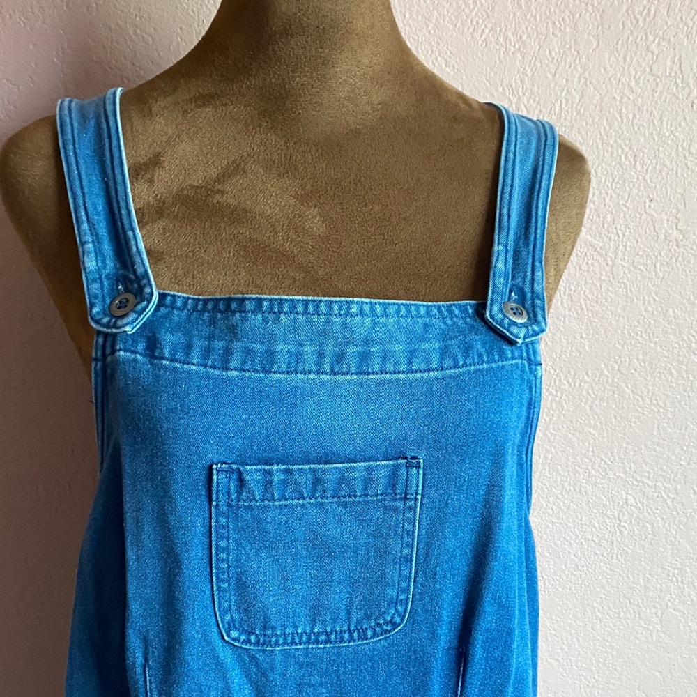 DIRECTIVES Casual Blue Denim Overall Dress - Picture 3 of 8